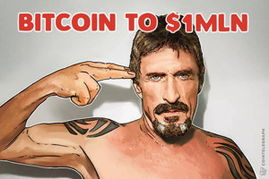 Ảnh của Nếu giá Bitcoin không đạt 1 triệu USD vào cuối 2020, McAfee sẽ ăn ch*m của mình