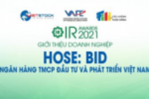 Ảnh của IR AWARDS 2021: Giới thiệu Ngân hàng TMCP Đầu tư và Phát triển Việt Nam (BID)