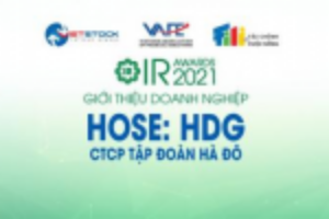 Ảnh của IR AWARDS 2021: Giới thiệu CTCP Tập đoàn Hà Đô (HOSE: HDG)