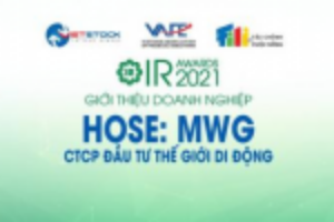 Ảnh của IR AWARDS 2021: Giới thiệu CTCP Đầu tư Thế giới Di động (HOSE: MWG)