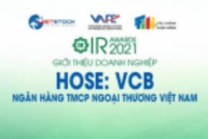 Ảnh của IR AWARDS 2021: Giới thiệu Ngân hàng TMCP Ngoại thương Việt Nam (HOSE: VCB)