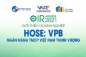 Ảnh của IR AWARDS 2021: Giới thiệu Ngân hàng TMCP Việt Nam Thịnh Vượng (HOSE: VPB)