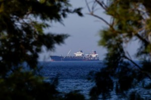 Picture of Iranian tanker to retrieve oil cargo confiscated by U.S. this week