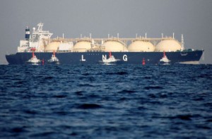 Picture of Freeport LNG plant still pulling in natgas to produce power for Texas