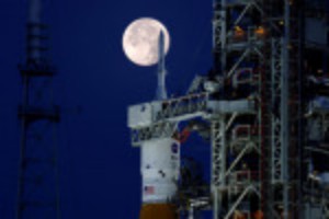 Picture of NASA poised for historic Artemis I lunar launch from Florida