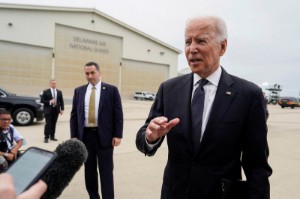 Picture of Biden touts 'Cancer Moonshot' on JFK speech anniversary in Boston