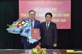 Thành viên HĐQT Vietcombank làm Vụ trưởng Vụ Thanh toán NHNN