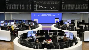 Picture of European shares fall as telecom, utilities drag amid recession worries