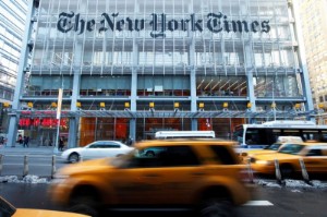 Picture of NY Times union members walk out after contract talks miss deadline