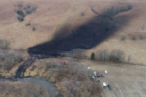 Picture of Keystone cleanup turns remote Kansas valley into a small town