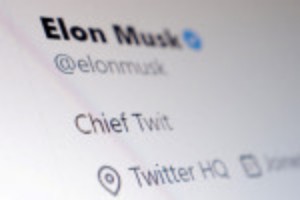 Picture of Elon Musk, 'Chief Twit'