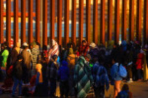 Picture of 'We're waiting': Migrants throng U.S.-Mexico border in asylum limbo