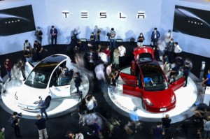 Picture of Tesla shares start 2023 lower on worries over weak demand, logistical issues