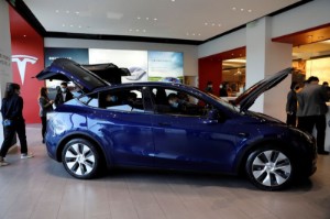 Picture of Tesla sold 55,796 China-made vehicles in December