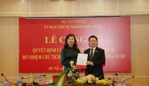 Ảnh của Chân dung tân Chủ tịch Ủy ban Chứng khoán Nhà nước Vũ Thị Chân Phương