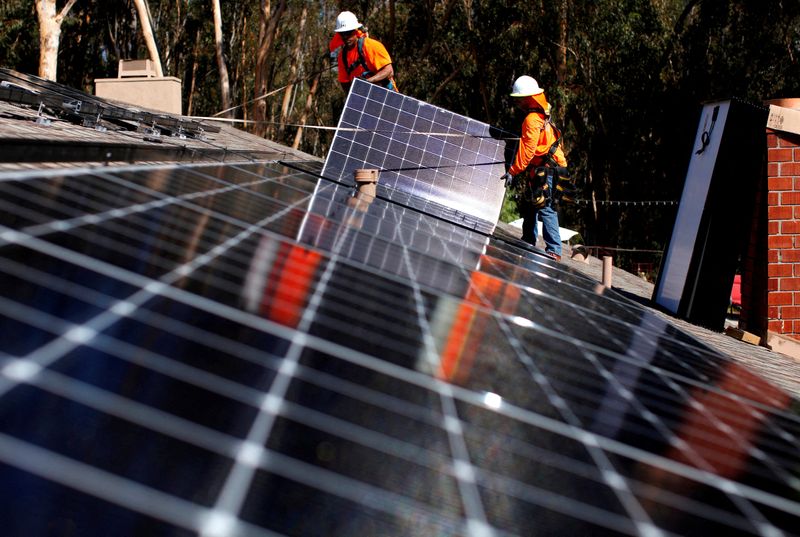 U.S. clean energy installations down 55% on climate bill fail, trade issues - report