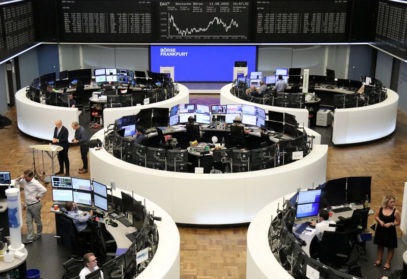 European shares rise as healthcare rebounds, travel stocks gain