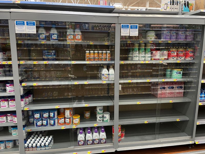 Baby formula supplies improving, say U.S. retailers Walmart and Target