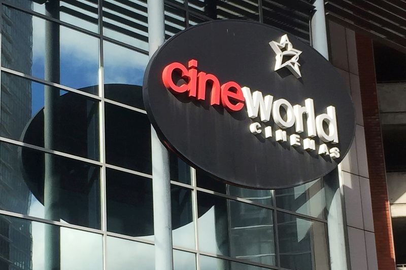 Cineworld Slumps 40% on Warning of Possible Dilution