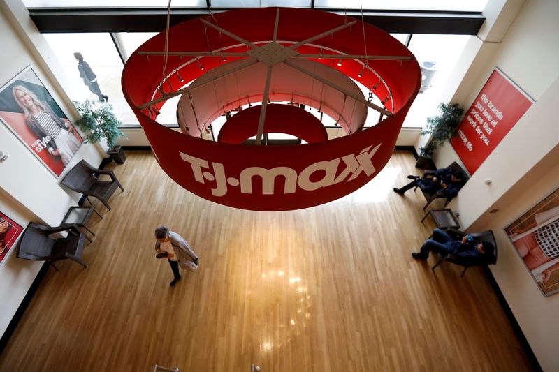 T.J. Maxx owner lowers profit forecast as consumers cut spending