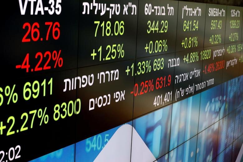 Israel stocks lower at close of trade; TA 35 down 0.33%