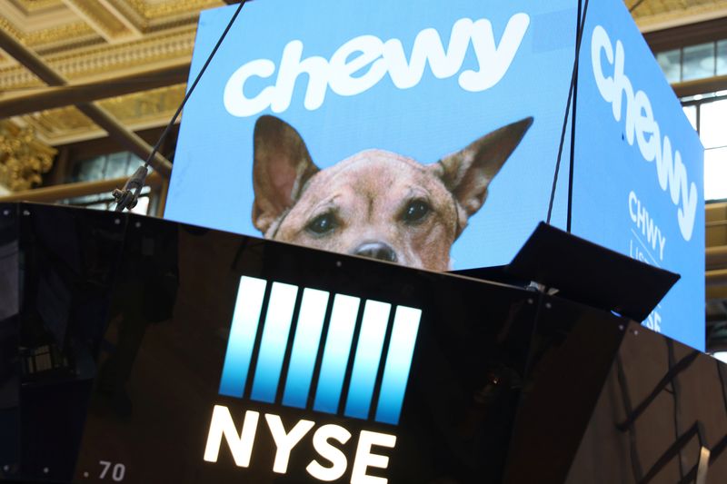 Chewy, Snap, Bed Bath & Beyond Fall Premarket; PayPal, Netflix Rise