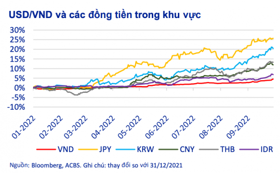 Vượt trội hơn các đồng tiền trong khu vực, VND vẫn phải đối mặt với áp lực