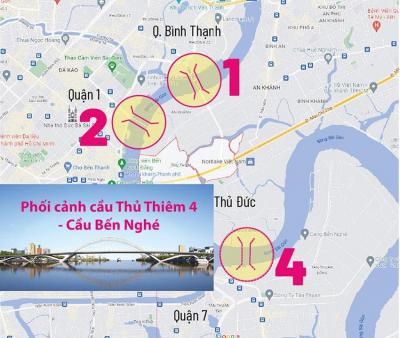 TP.HCM sẽ có thêm 2 cầu vượt sông Sài Gòn