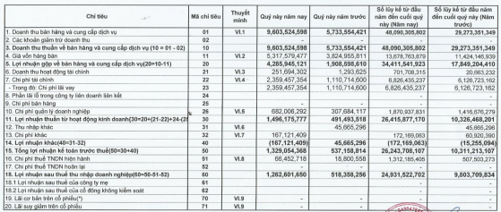 Thủy điện Sông Vàng (SVH) báo lãi 9 tháng tăng 154% so với cùng kỳ