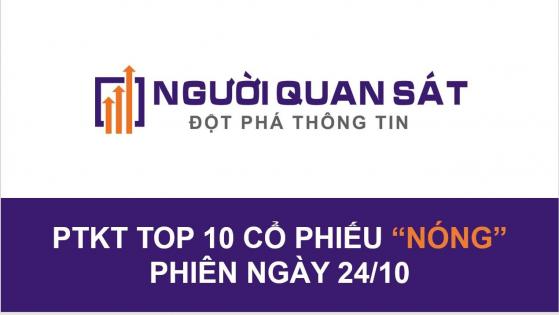 Phân tích kỹ thuật Top 10 cổ phiếu 