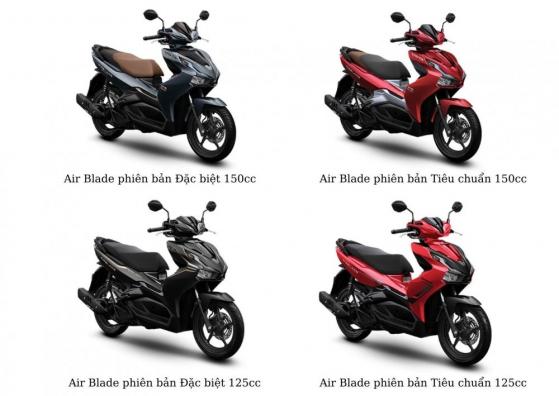 Cập nhật bảng giá xe máy Honda Air Blade 2022 mới nhất ngày 24/11/2022