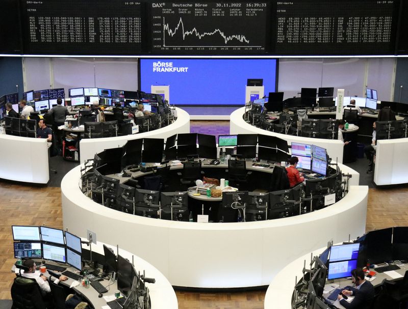 European shares jump on Powell's speech, China relief