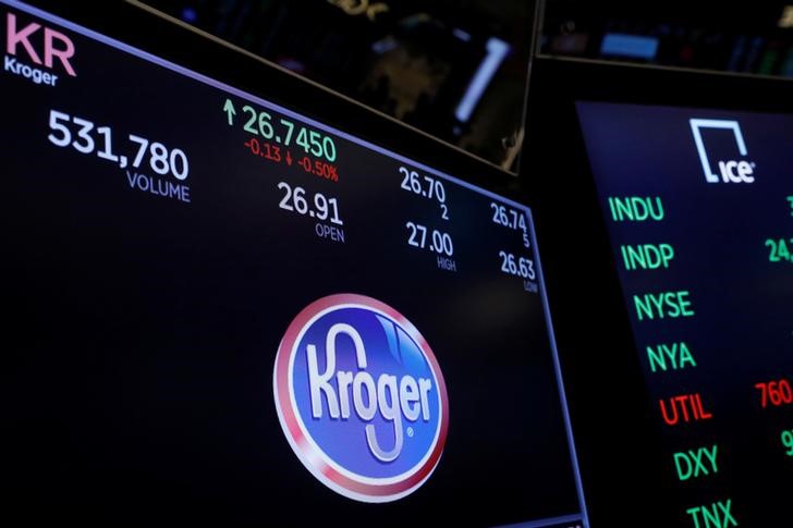 Kroger tops estimates, raises full-year guidance