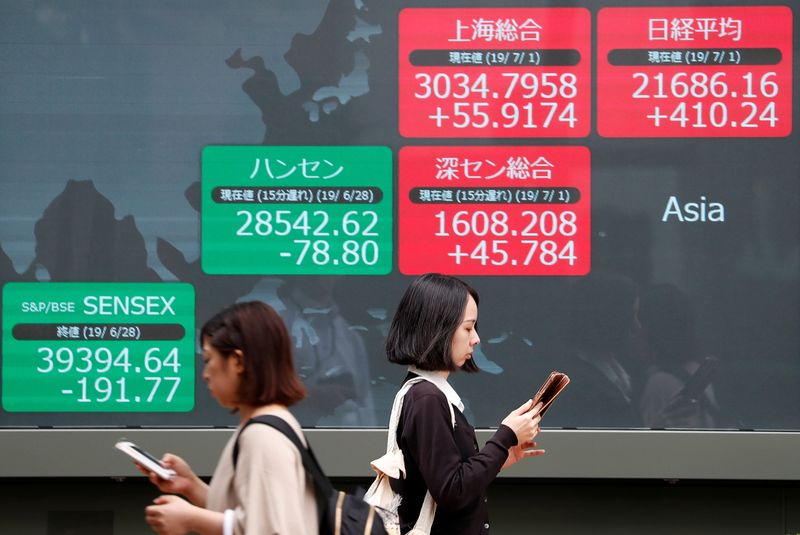 Asia shares skid on China woes, yen hits 6-month high