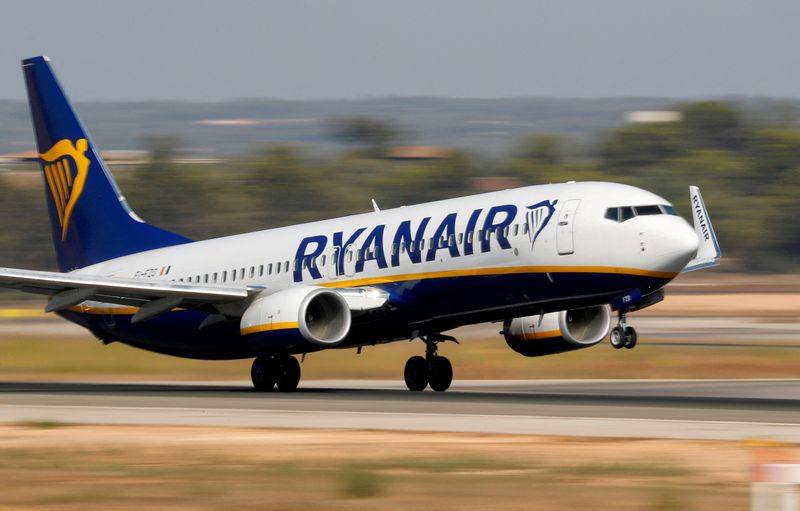 Ryanair December traffic up 3% on pre-pandemic levels