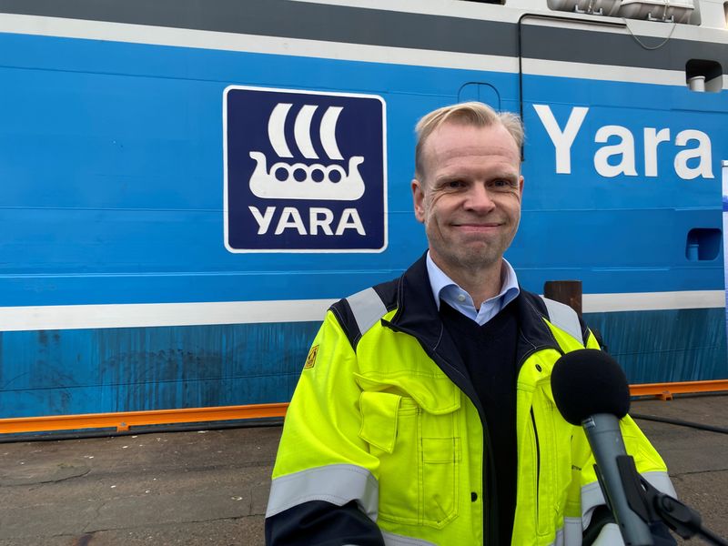 Yara CEO says green tech investors looking at U.S., not Europe