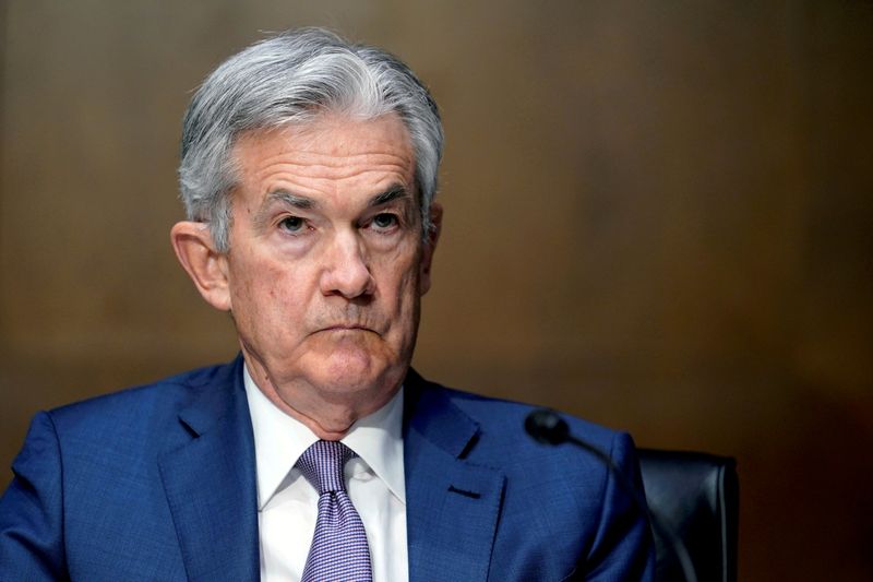 Fed's Powell sees 'sustained improvement' in economy, notable rise in inflation