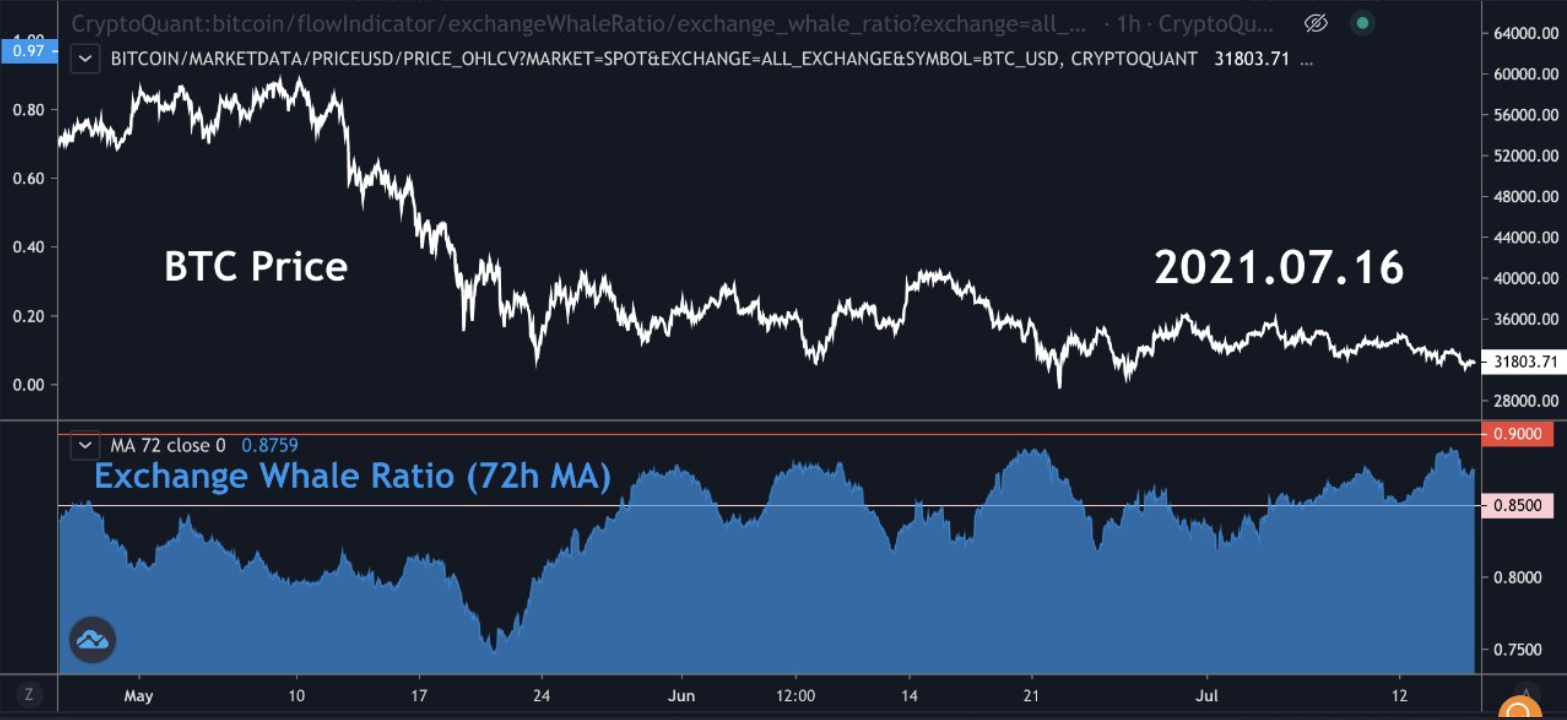 Cá voi Bitcoin tích lũy khi tiền gửi trên sàn giao dịch báo hiệu xu hướng giảm giá