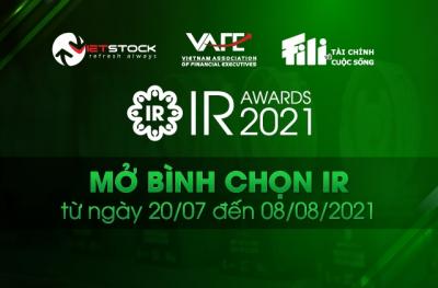 IR Awards 2021: Chính thức mở Bình chọn IR từ hôm nay