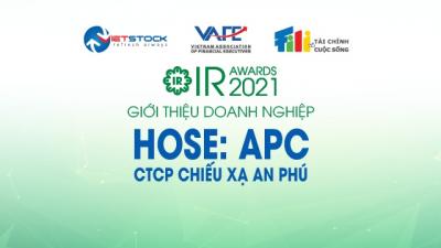 IR AWARDS 2021: Giới thiệu CTCP Chiếu xạ An Phú (HOSE: APC)