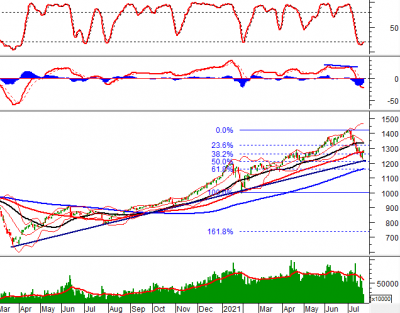 Phân tích kỹ thuật phiên chiều 22/07: VN-Index tạm dừng trên đường SMA 100 ngày