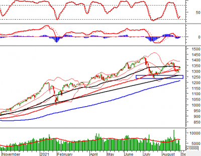 Phân tích kỹ thuật phiên chiều 31/08: VN-Index test đường SMA 50 ngày