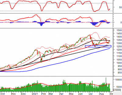 Phân tích kỹ thuật phiên chiều 01/09: VN-Index tiếp tục test kháng cự quan trọng