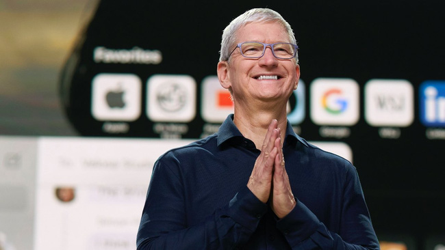 CEO Apple Tim Cook tien dien tu